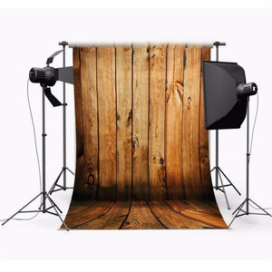 1*1.5M/1.5*2.1M Wood Color Floor Wall Photography Background